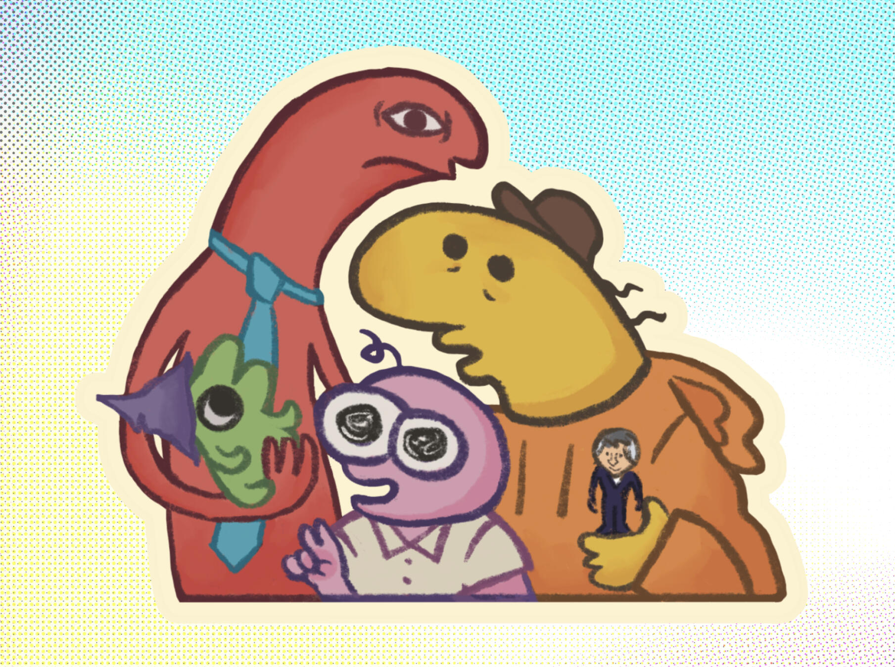 smiling friends