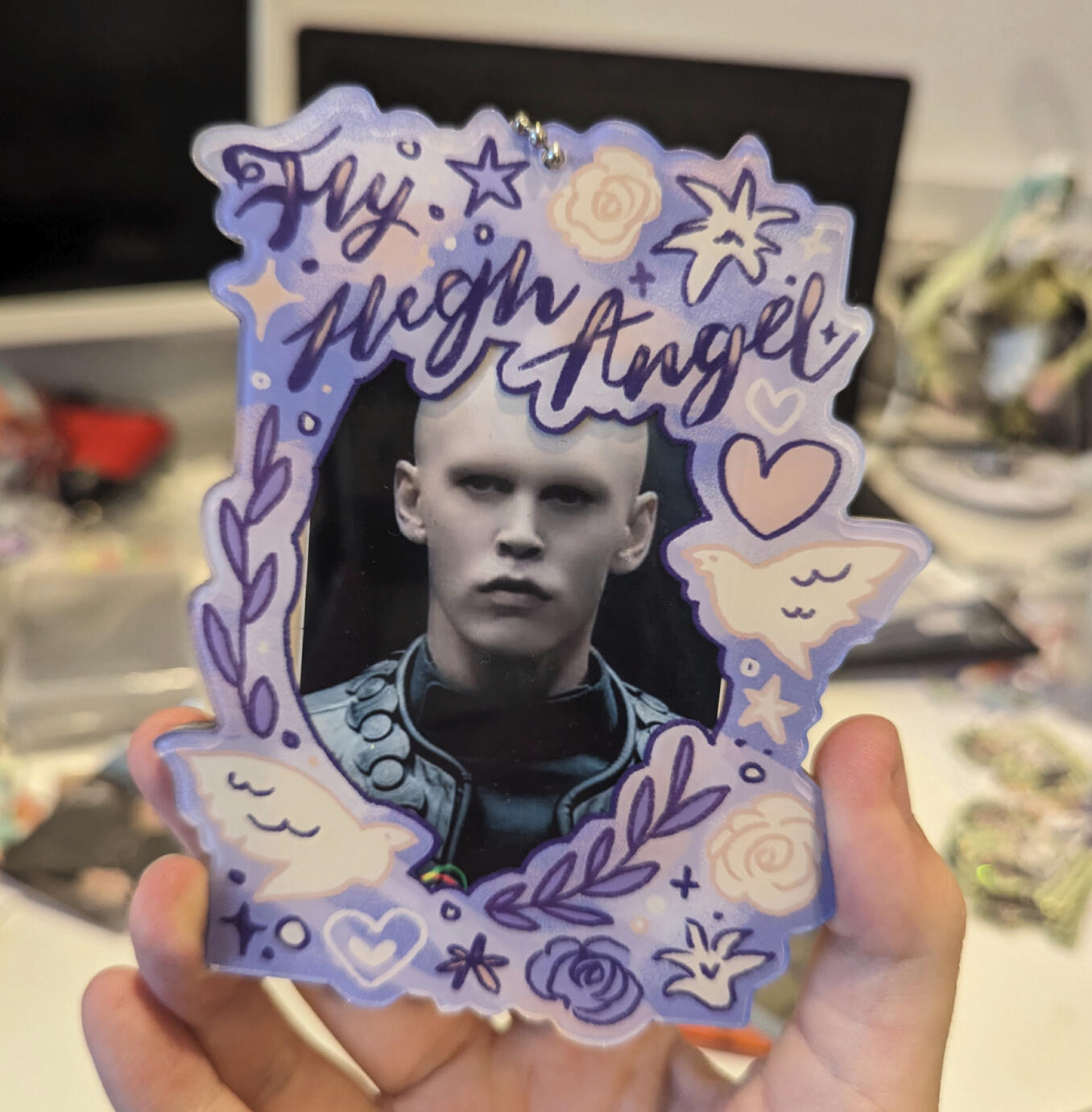fly high angel photocard holder