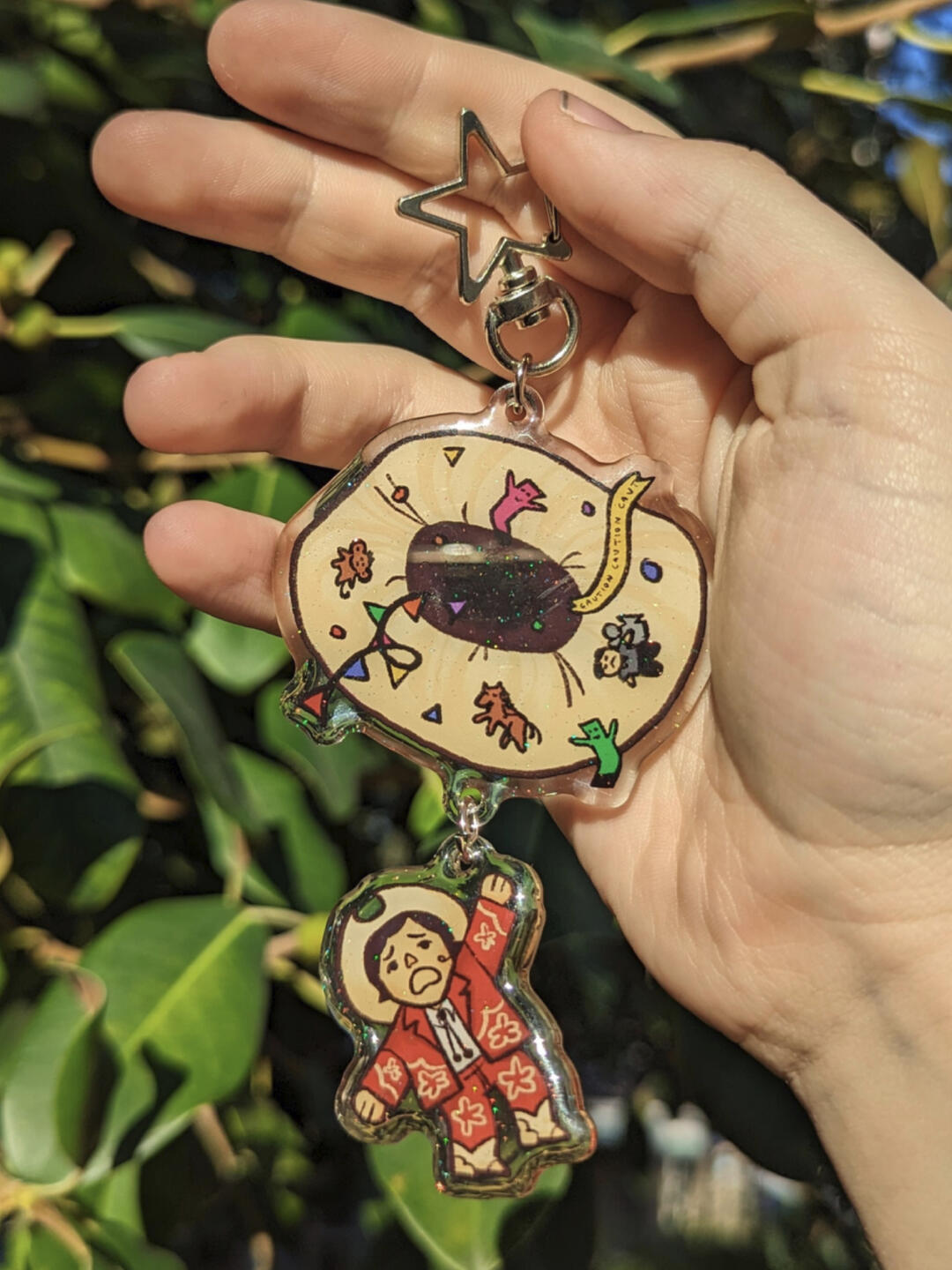 nope keychain