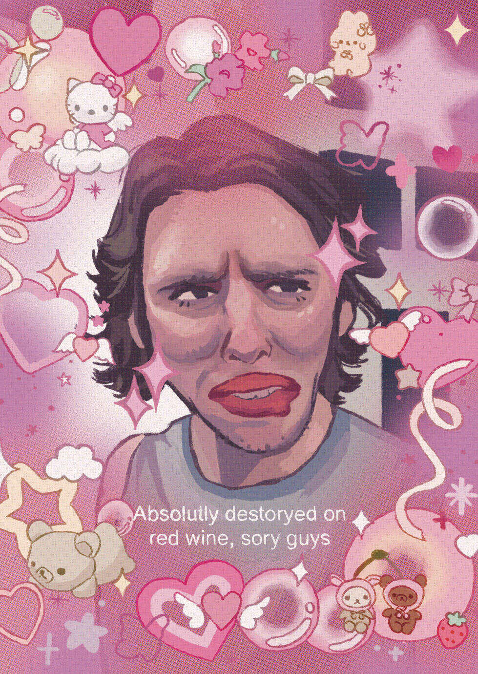 jerma985 destroyed on red wine